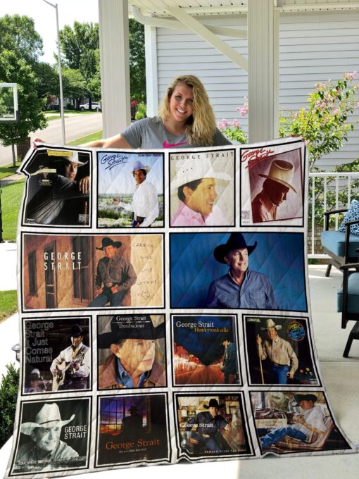 George Strait Quilt  Blanket Quilt Rze2