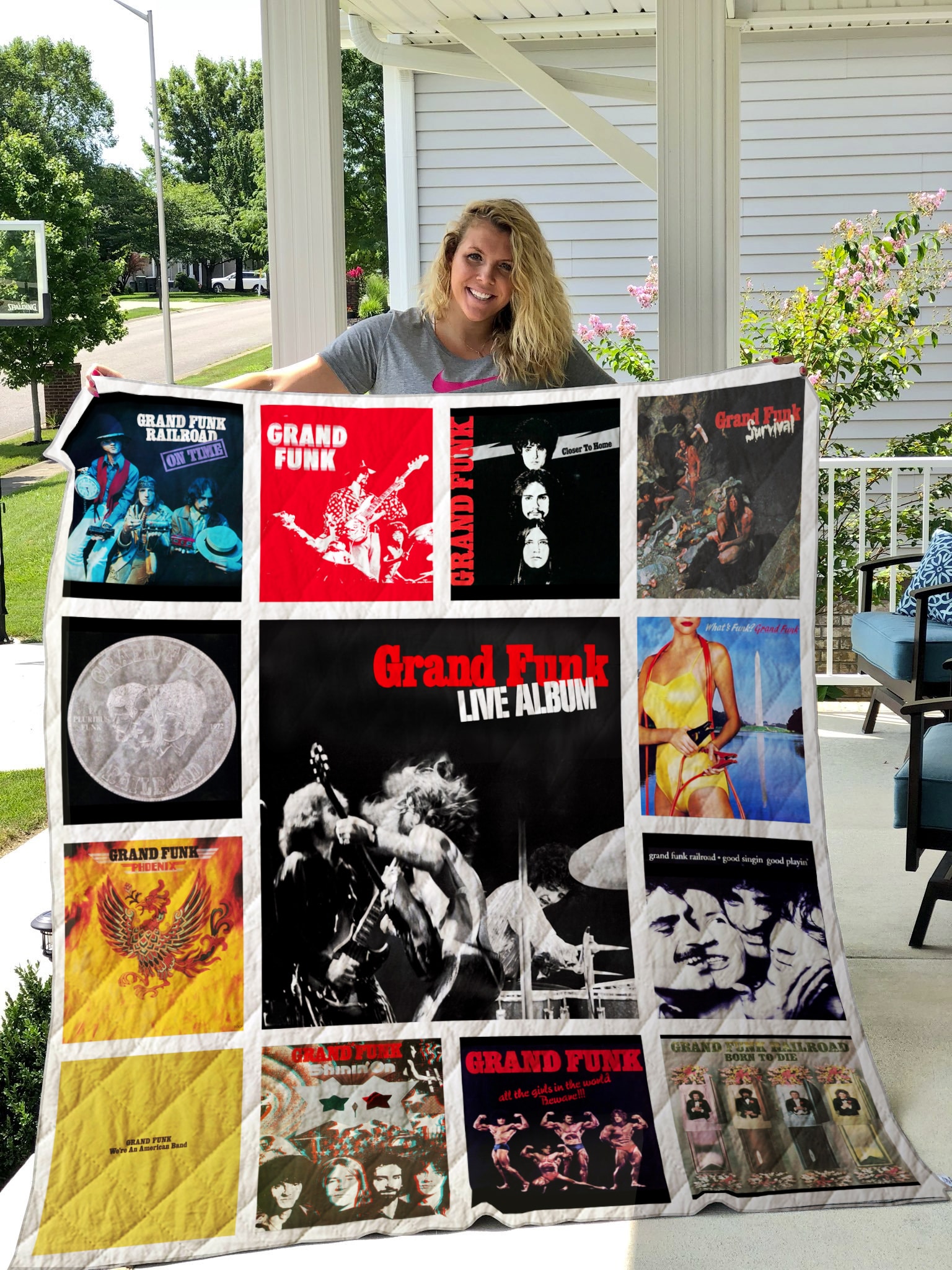 Grand Funk Railroad 1 Blanket Quilt Rze1