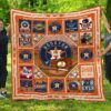 Houston Astros 2 Blanket Quilt TN