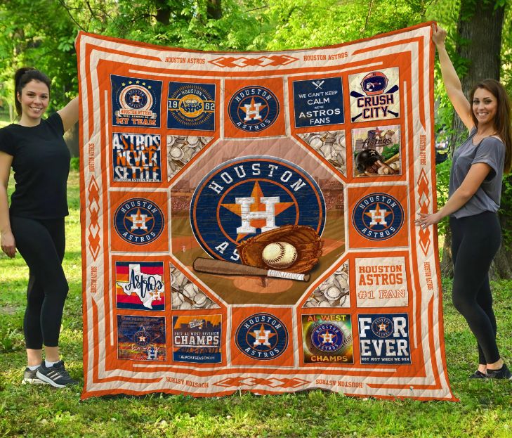 Houston Astros 2 Blanket Quilt TN