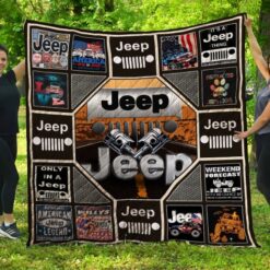 Jeep  Lover Car Blanket Quilt  B22
