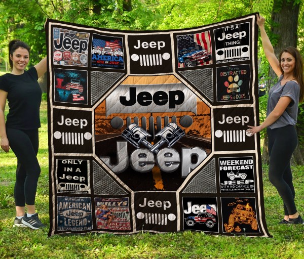 Jeep  Lover Car Blanket Quilt  B22