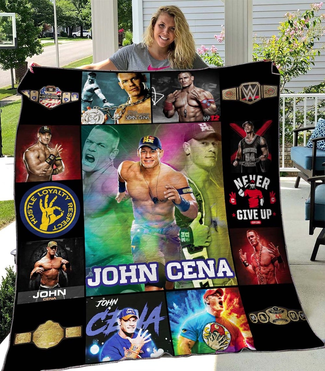 John Cena 1 Blanket Quilt Rze1