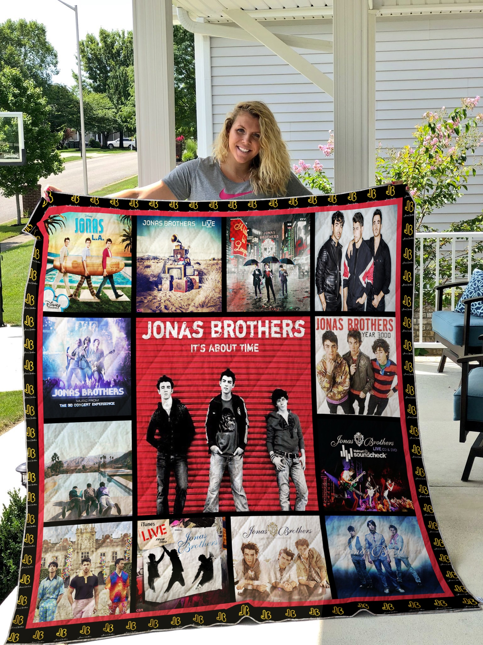 Jonas Brothers Lover Blanket Quilt TN