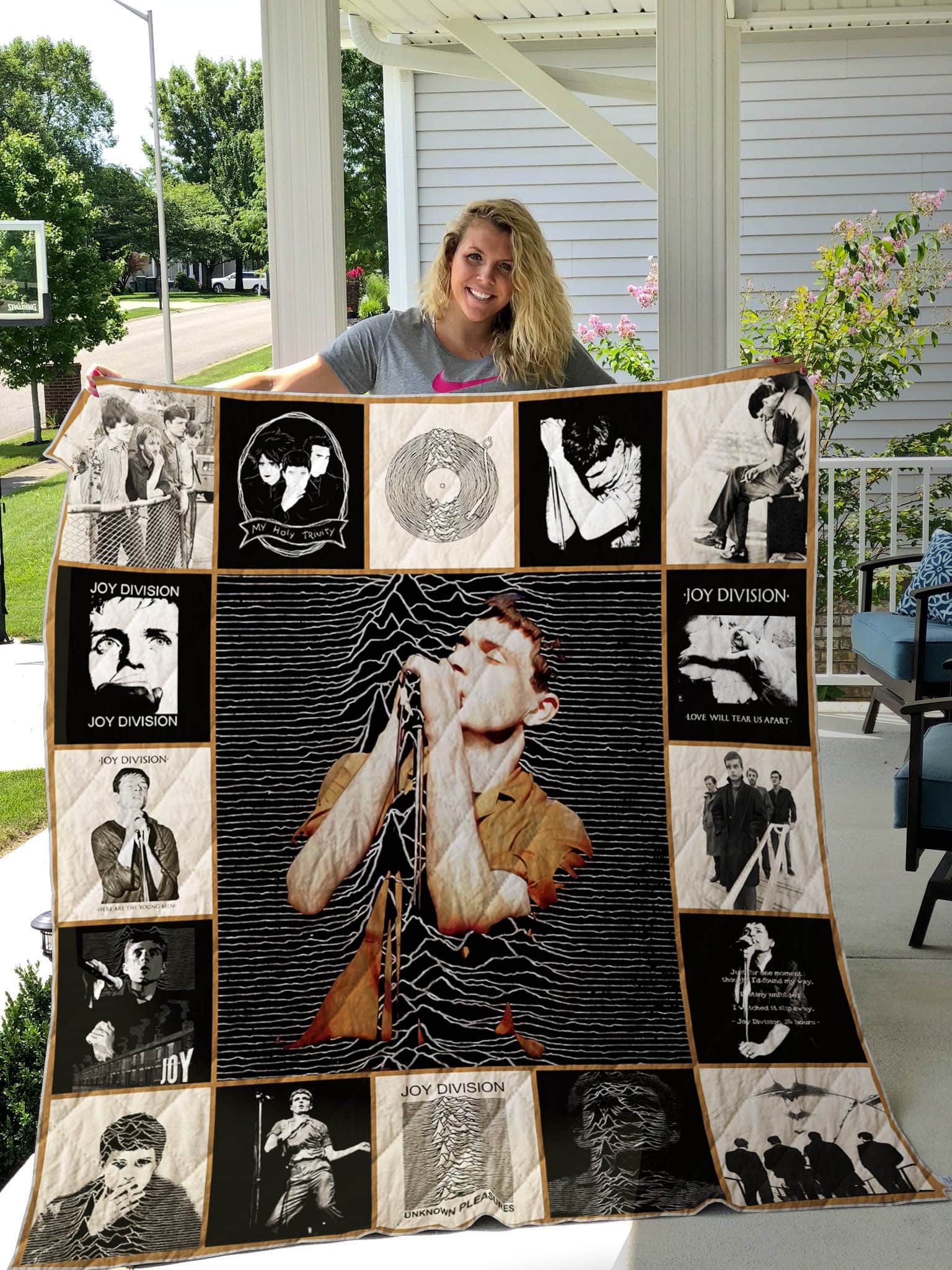 Joy Division Blanket Quilt Rze2