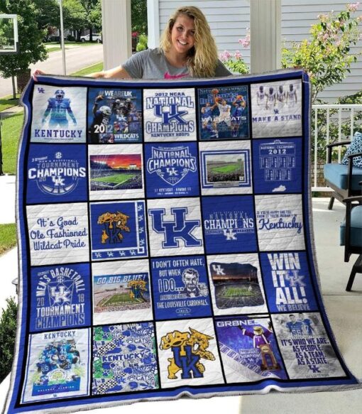 Kentucky Wildcats Blanket Quilt TN