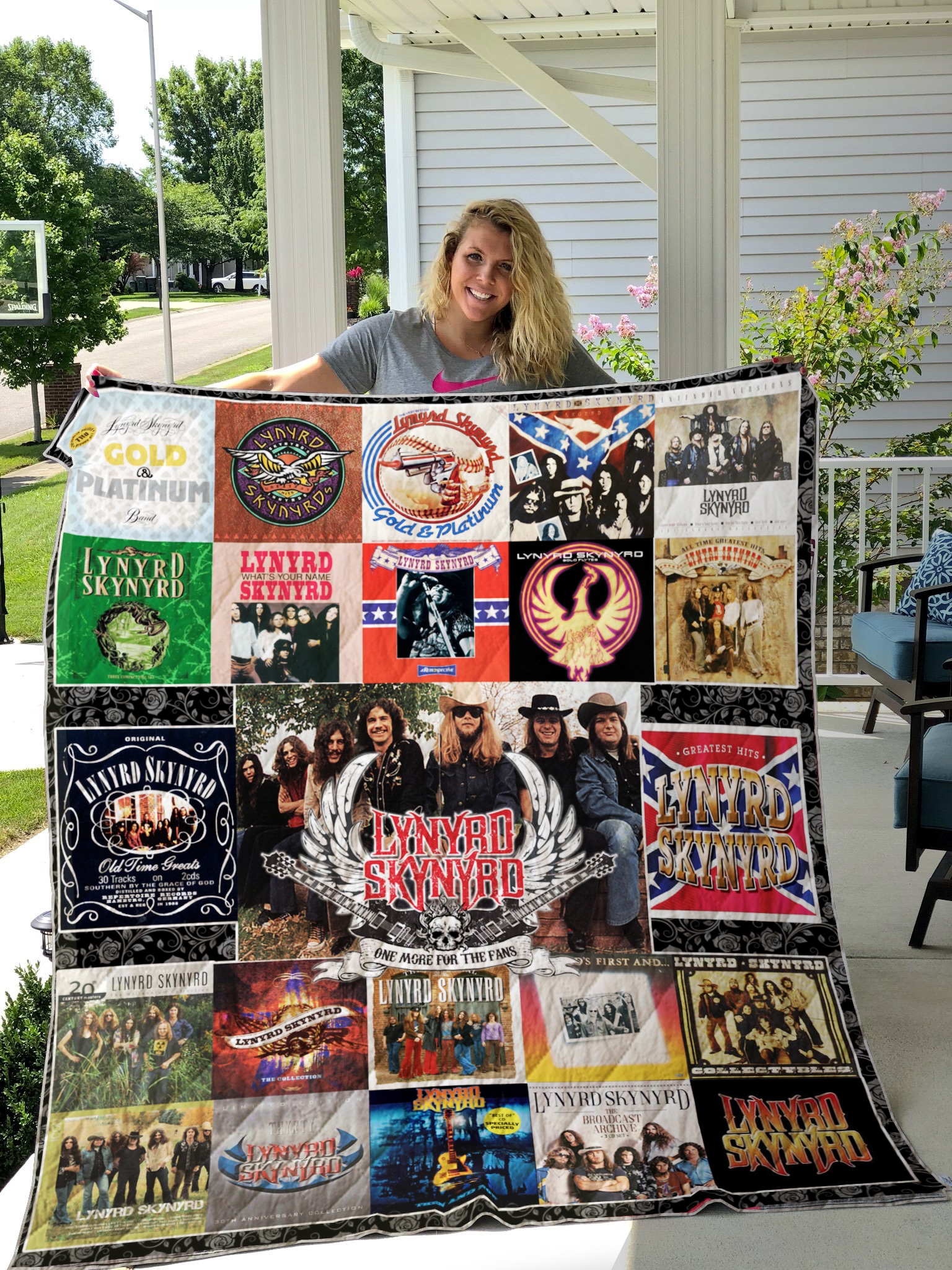 Lynyrd Skynyrd Band Quilt  Blanket Quilt Rze2
