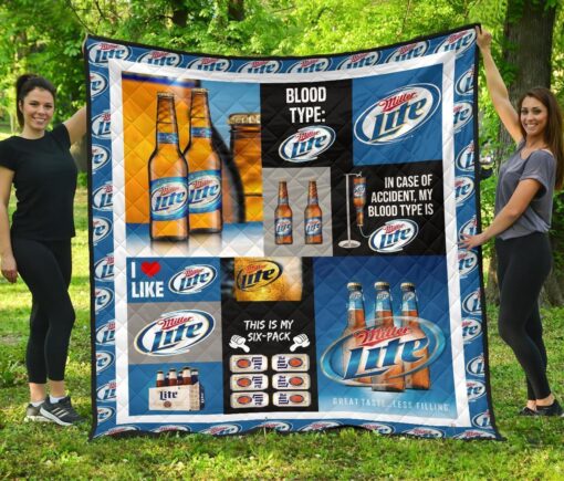 Miller Lite Blanket Quilt Rze2