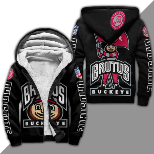 Ohio State Buckeye Fleece Jacket Rze2