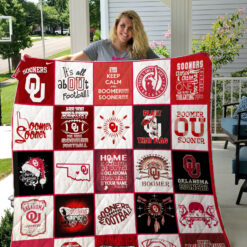 Oklahoma Sooners Lover Blanket Quilt TN