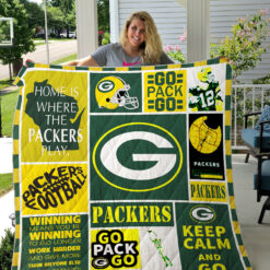 Green Bay Packers Lover Quilt  Blanket LA96