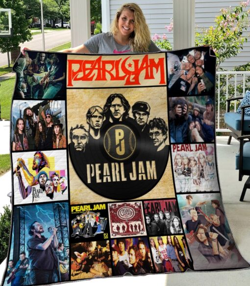 Pearl Jam 4 Blanket Quilt Rze1