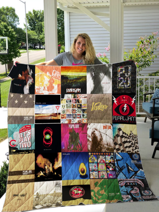 Pearl Jam 5 Blanket Quilt Rze1