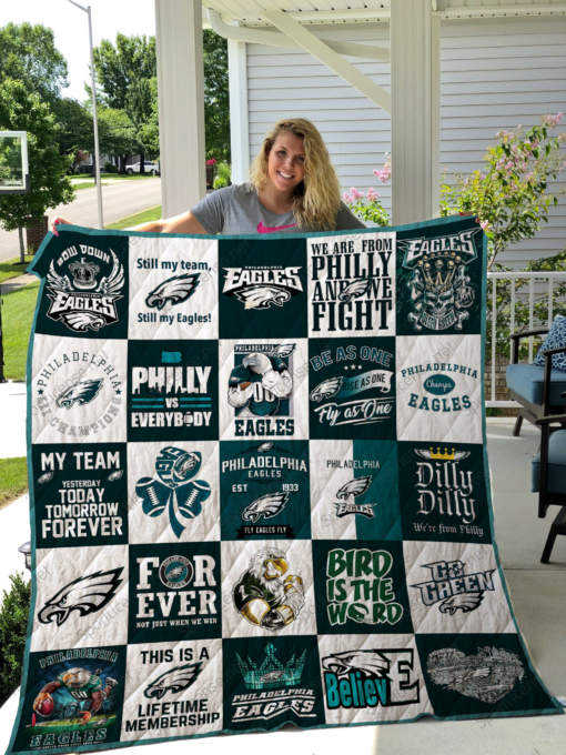 Philadelphia Eagles Lover Blanket Quilt TN