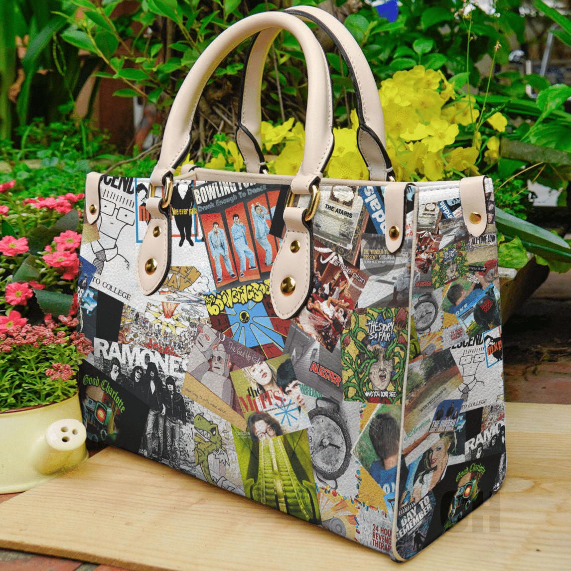 Punk Rock lover Leather Bag Rze2