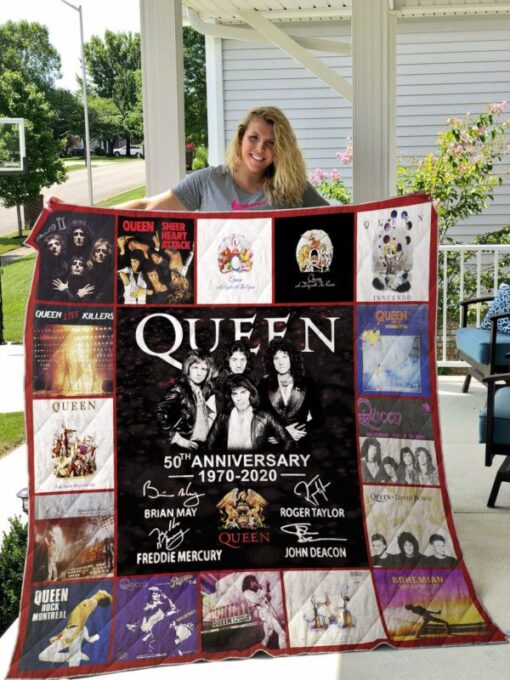 Queen Band 2020 Blanket Quilt Rze2