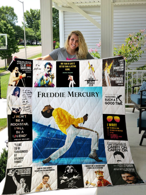 Freddie Mercury Queen Love Quilt Blanket Quilt Rze2