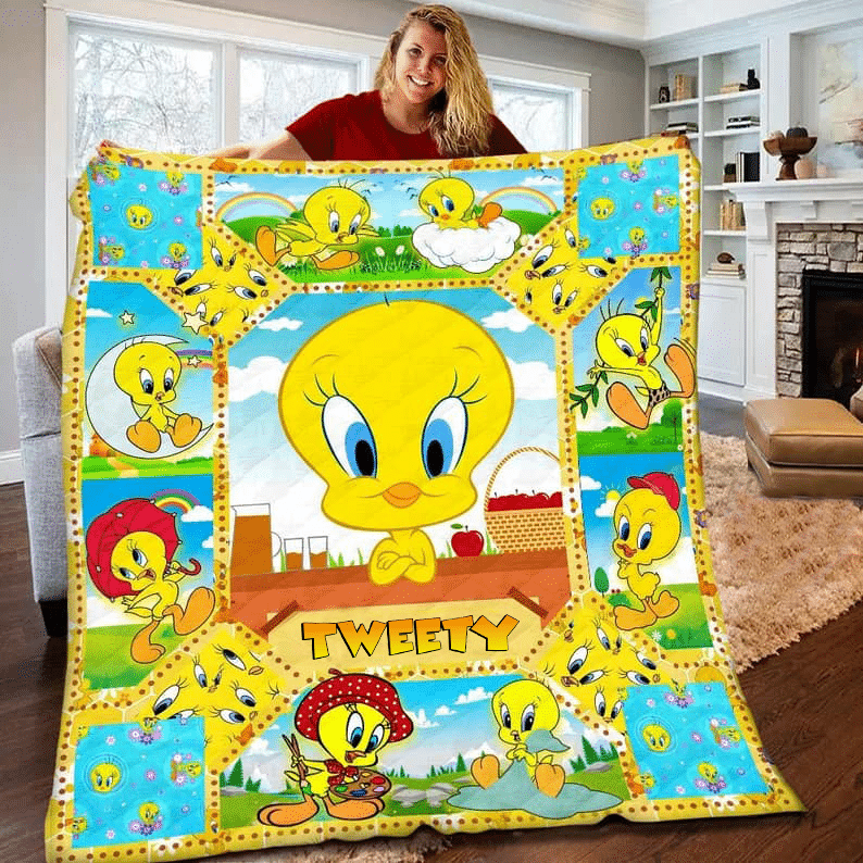 Tweety Bird a1 Quilt Blanket B19
