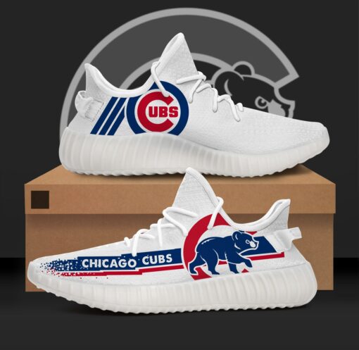 Chicago Cubs White Yeezy Shoes Rze1