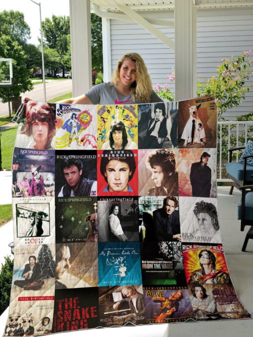 Rick springfield 1 Blanket Quilt B20
