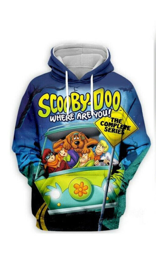 Scooby-Doo Hoodie Zip Hoodie 3D Rze1
