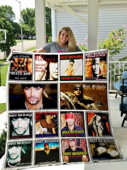Bret Michaels Lover Blanket Quilt B23