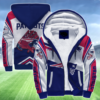 New England Patriots 01a Fleece Jacket Rze1