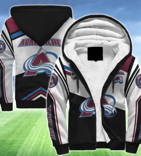 Colorado Avalanche a001 Fleece Jacket Rze1