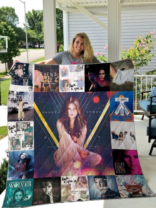 Selena Gomez 3 Blanket Quilt B22