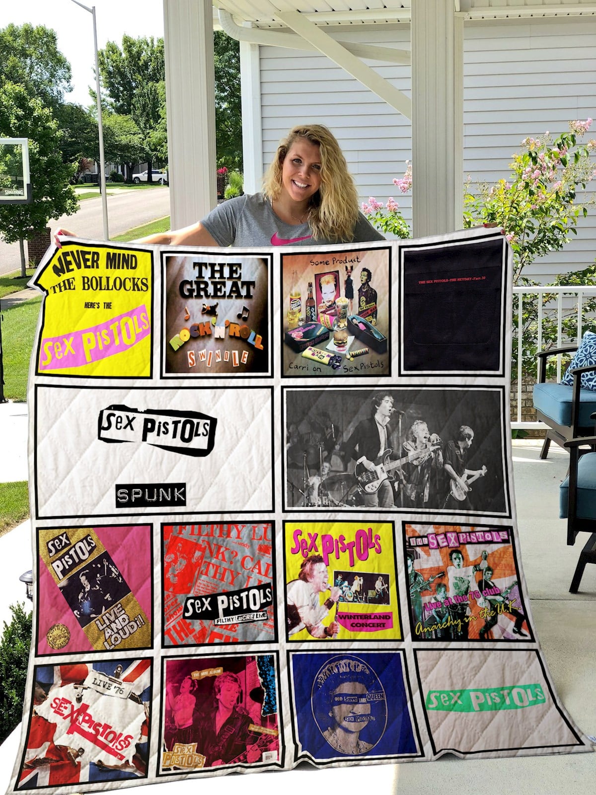 Sex Pistols Blanket Quilt Rze2