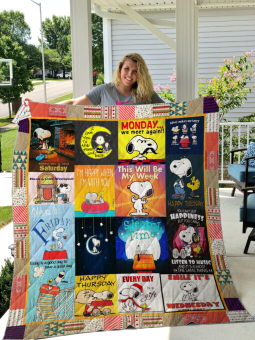 Snoopy Quilt  Blanket Quilt Rze2
