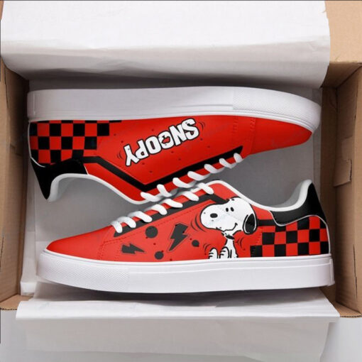 Snoopy Red  Skate Stan Smith New Shoes M08