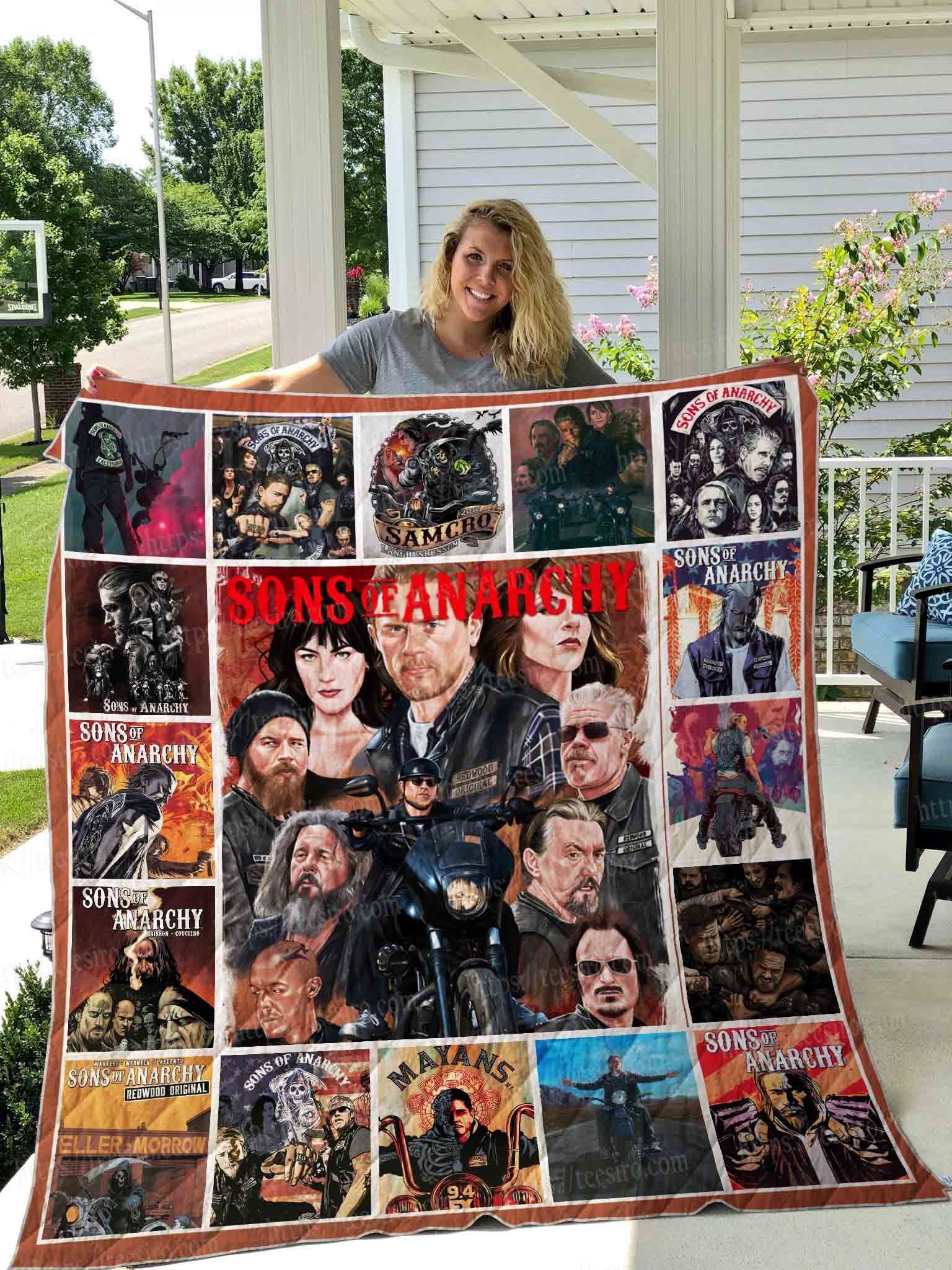 Sons Of Anarchy Show Blanket Quilt B20