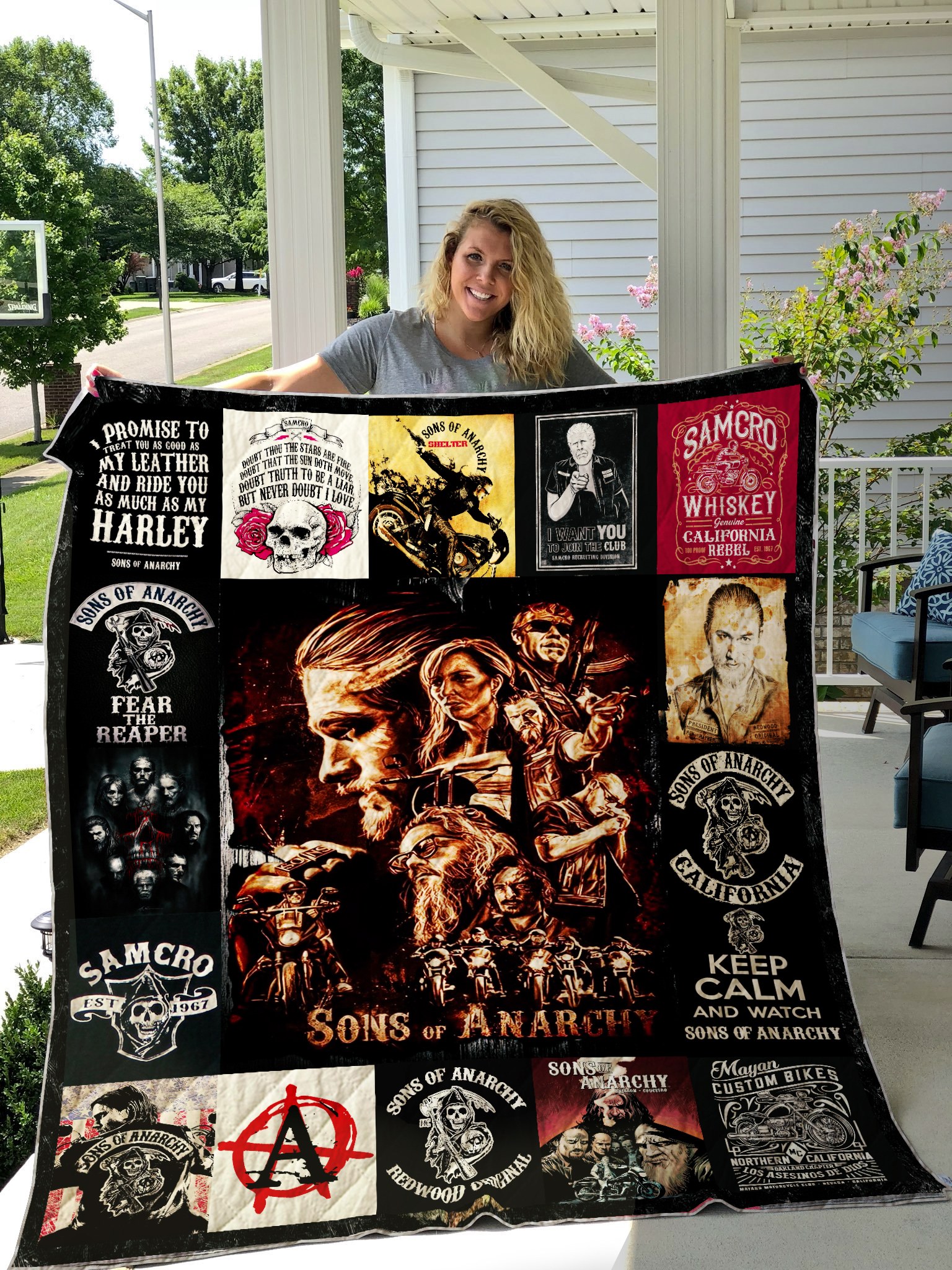 Sons Of Anarchy  Blanket Quilt B20
