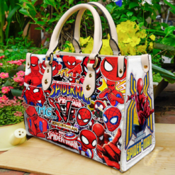 Spider Man Leather Hand Bag Rze1