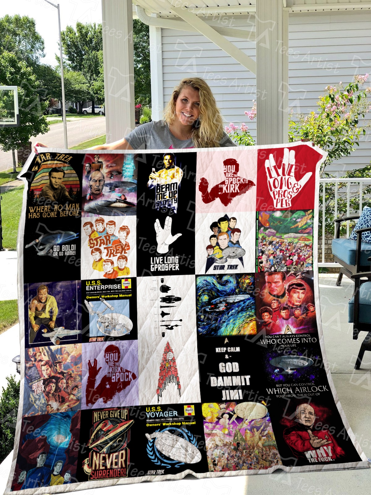 Star Trek Quilt  Blanket Quilt B22