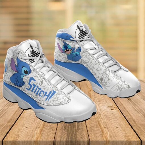 Disney Stitch Jordan 13 Shoes B19