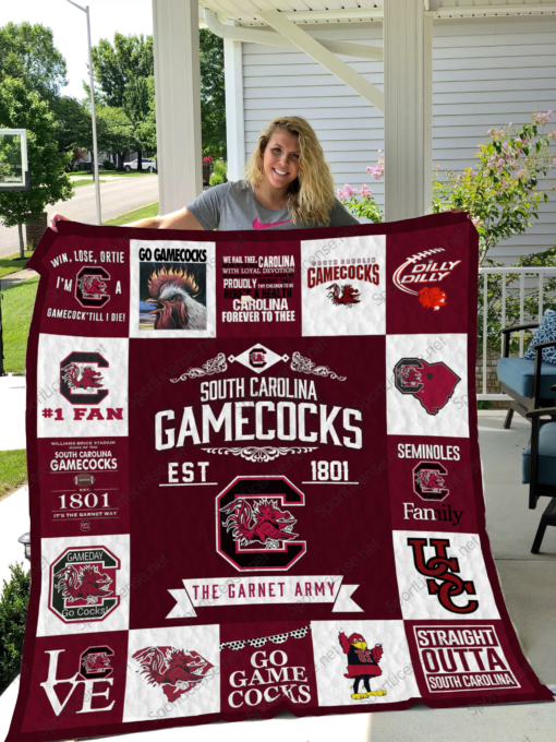 South Carolina Gamecocks 1 Blanket Quilt TN