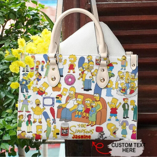 The Simpsons Hand Leather Bag Rze1