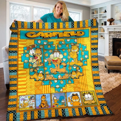 Garfield Love g2 Blanket Quilt M08