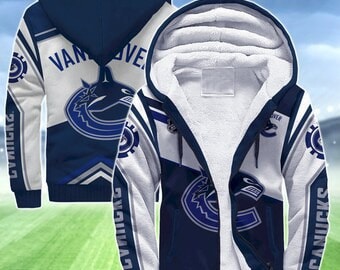 Vancouver Canucks 0a Fleece Jacket Rze1