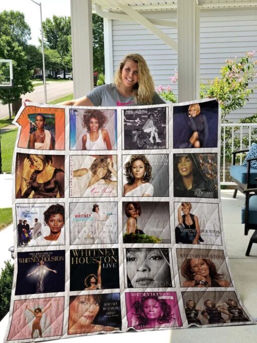 Whitney Houston 3 Quilt Blanket MIH08