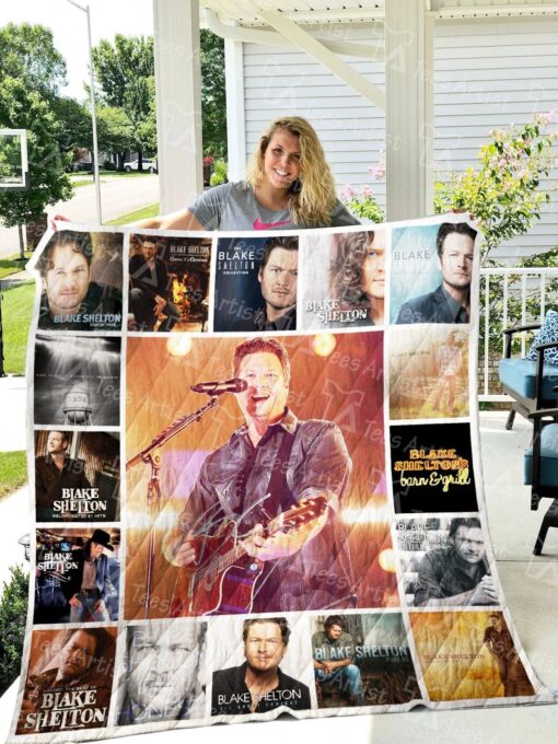 Blake Shelton 2 Blanket Quilt Rze1