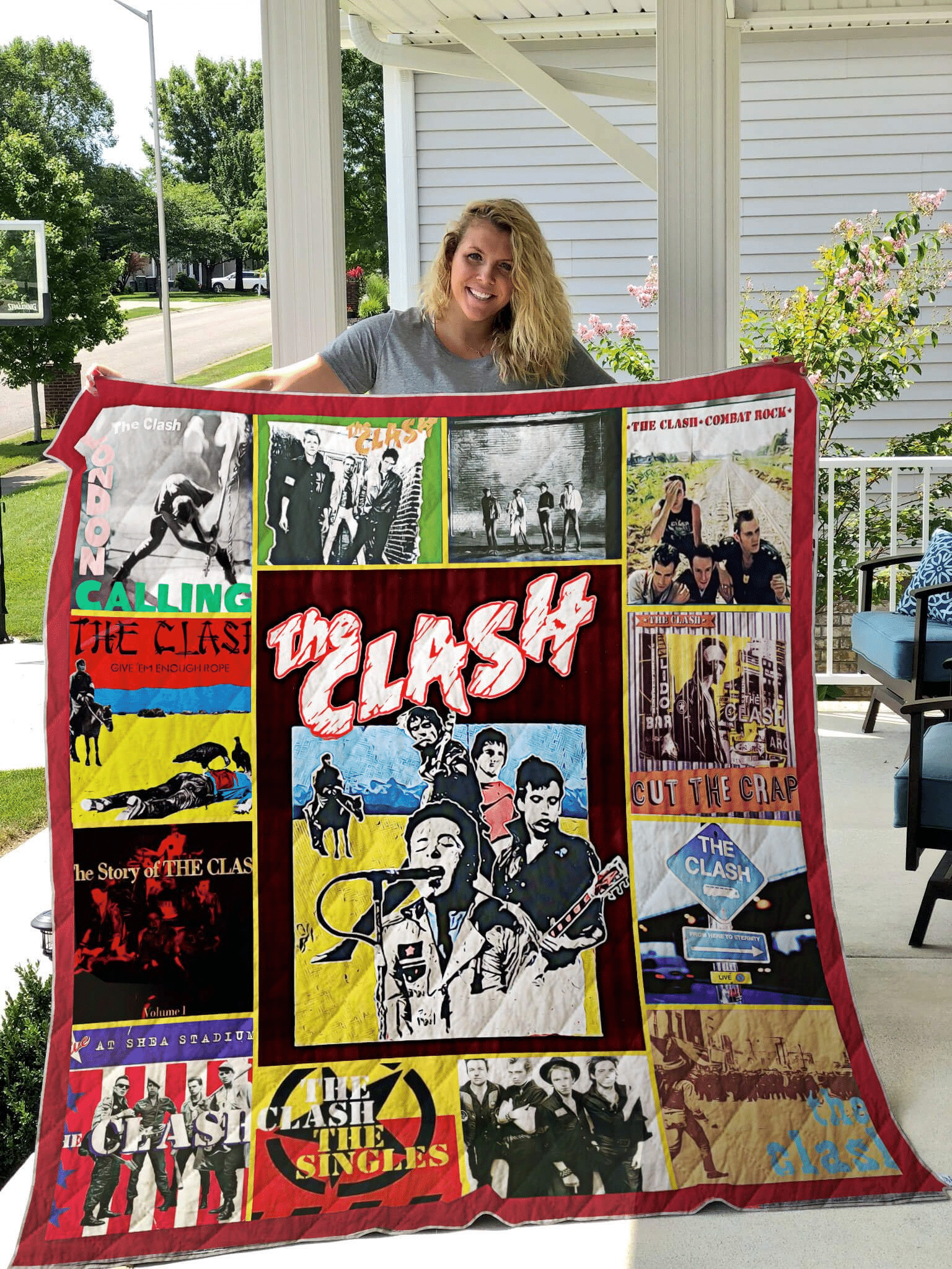 The Clash 2 Quilt Blanket Rze1