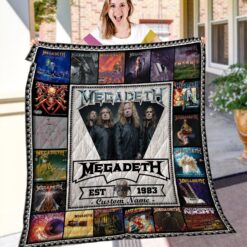 Megadeth 2 Blanket Quilt Rze1