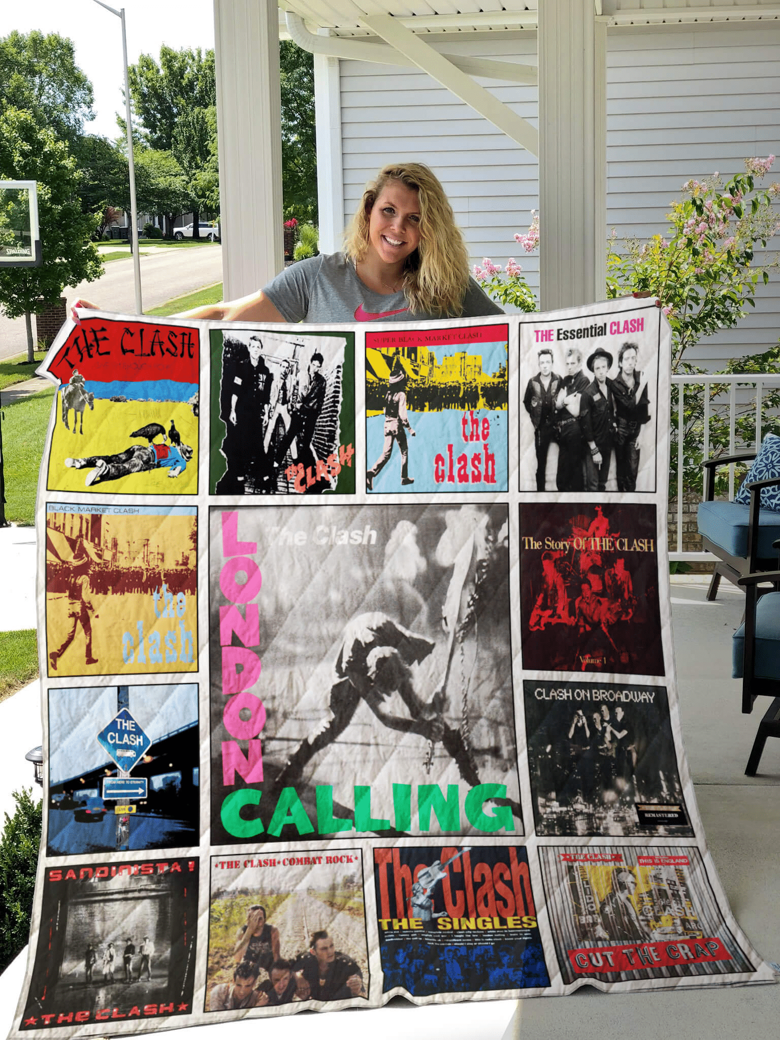 The Clash 3 Quilt Blanket Rze1