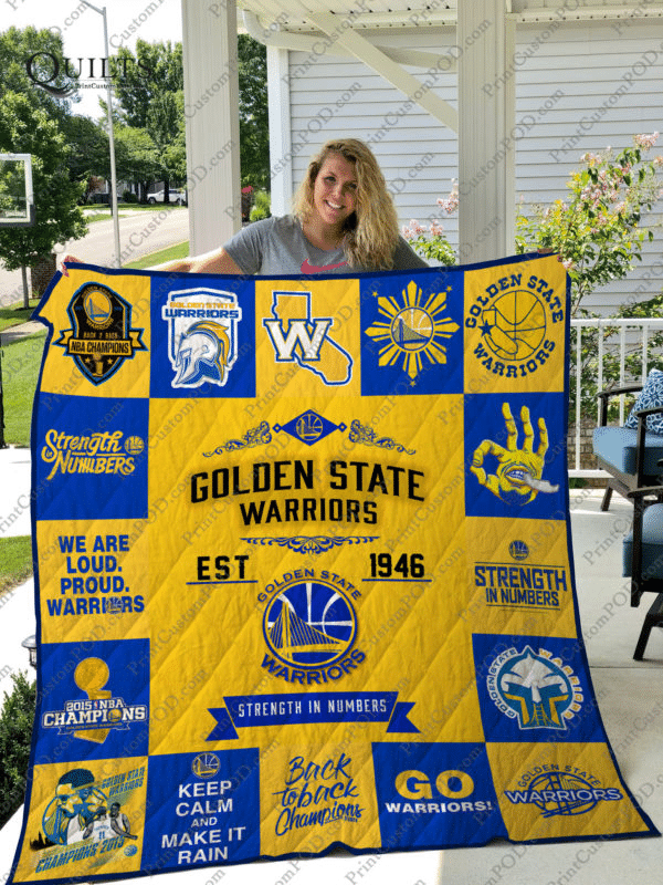 Golden State Warriors 1 Blanket Quilt Rze1