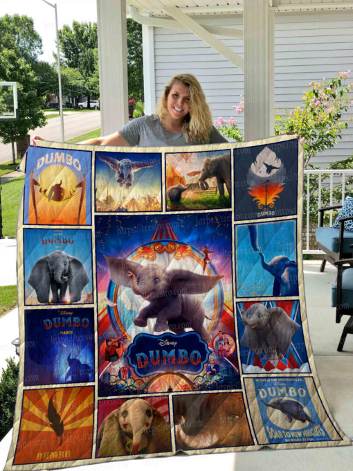 Disney's Dumbo 2 Blanket Quilt M08