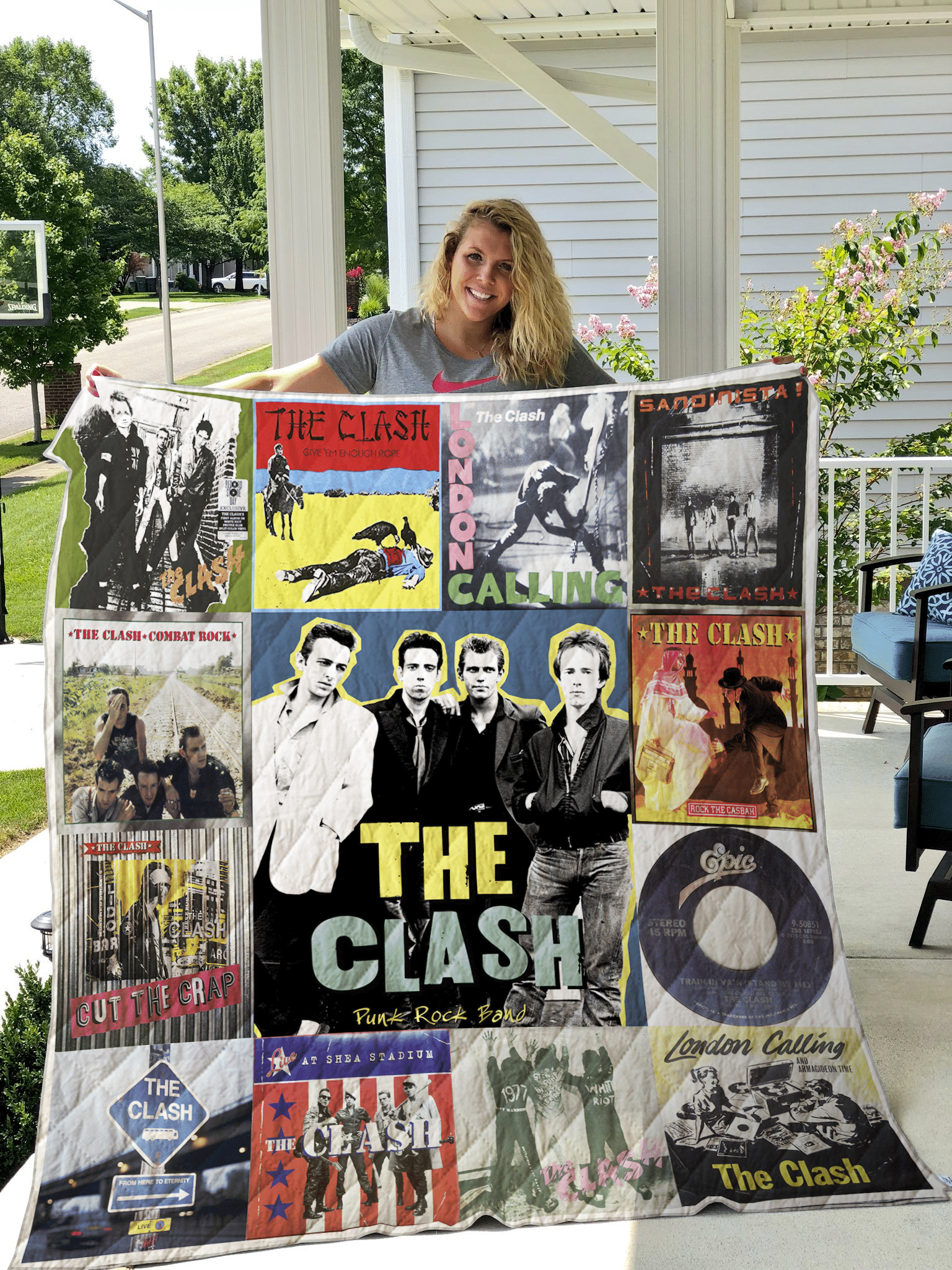 The Clash 4 Quilt Blanket Rze1