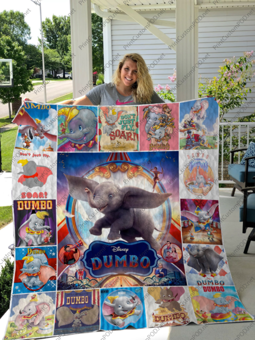 Disney's Dumbo 5 Blanket Quilt M08